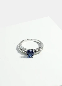 Heart Rhinestone Ring