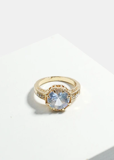Large Engagement Style Ring
