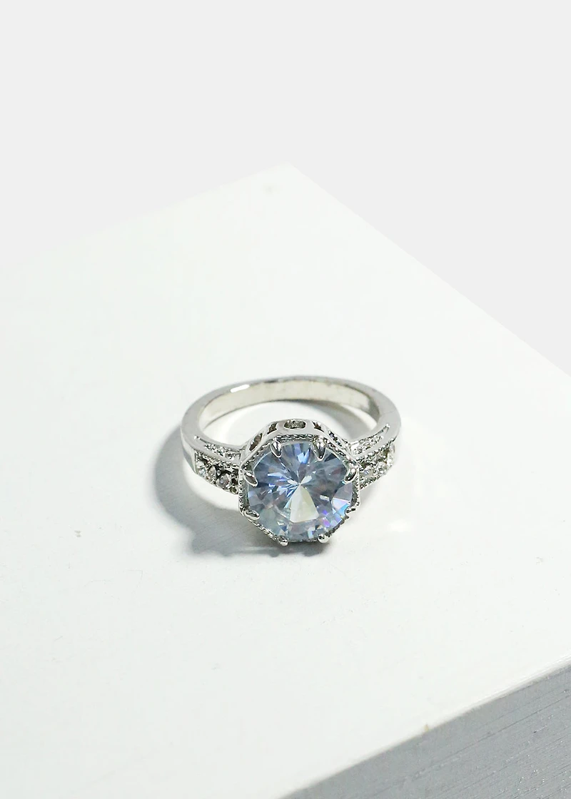 Large Engagement Style Ring