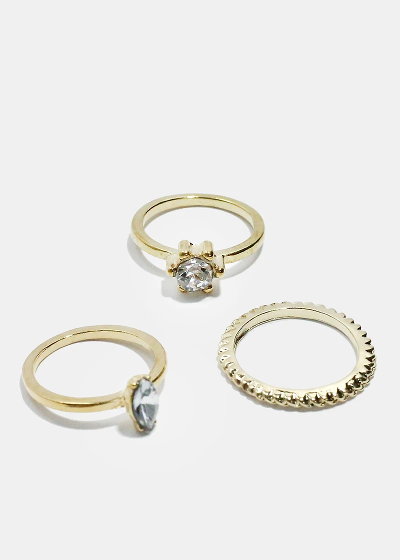 3-Piece Stacking Ring Set
