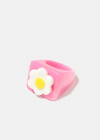 Chunky Flower Ring
