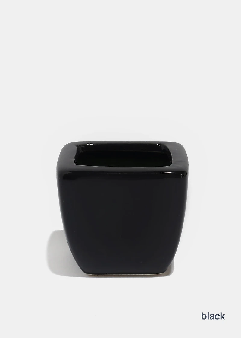 Official Key Items Ceramic Square Pots