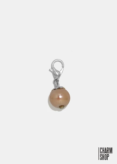Brown Pearl Dangle Charm
