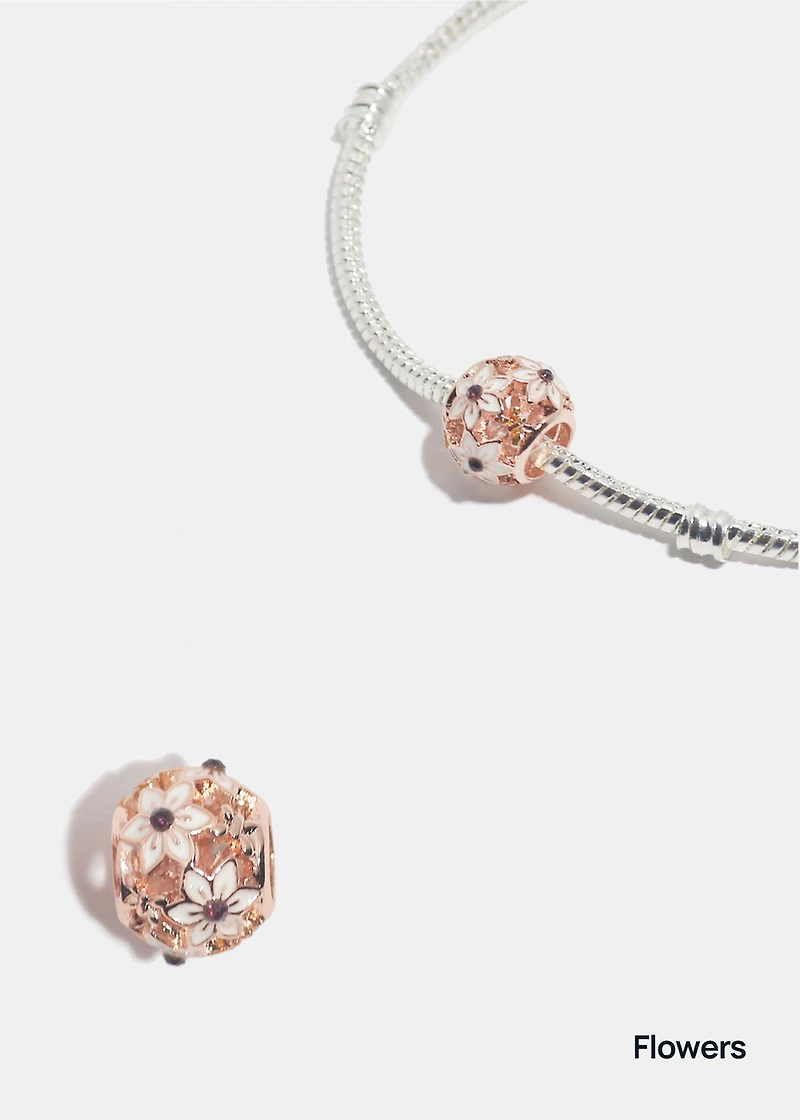 Miss A Bead Charm - Flowers