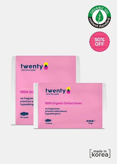 Organic Cotton Pads- Large