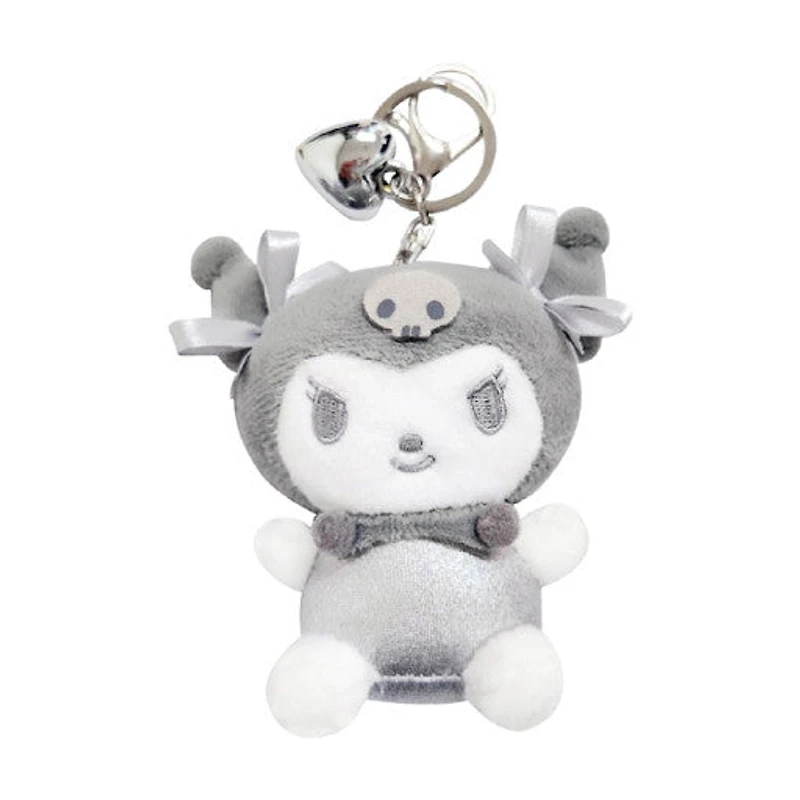 Sanrio Silver Heart 3" Keyring Kuromi