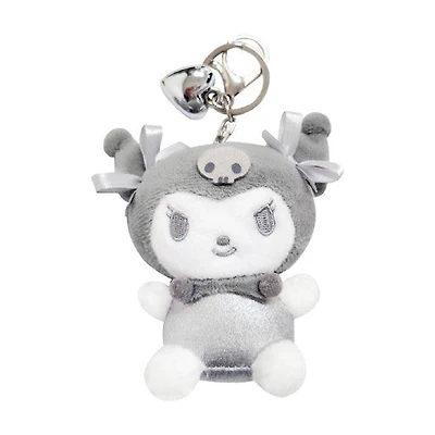 Sanrio Silver Heart 3" Keyring Kuromi