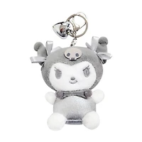 Sanrio Silver Heart 3" Keyring Kuromi