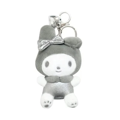 Sanrio Silver Heart 3" Keyring My Melody