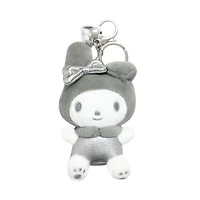 Sanrio Silver Heart 3" Keyring My Melody