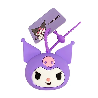 Sanrio Coin Pouch Kuromi Purple Keychain
