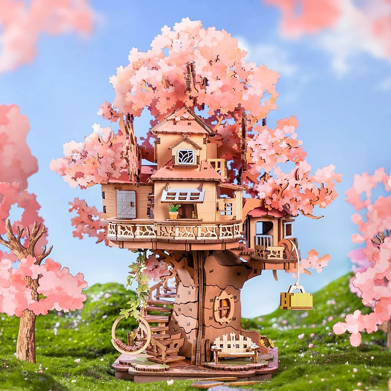 Rolife Classical Puzzle Series TGS04 Sakura Tree House