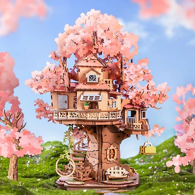 Rolife Classical Puzzle Series TGS04 Sakura Tree House