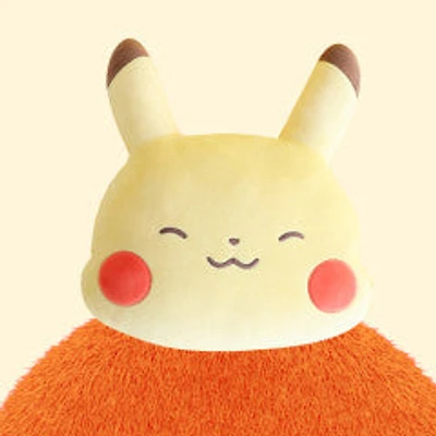 Pokemon NURI Face 18" Cushion Electro Smile Pikachu