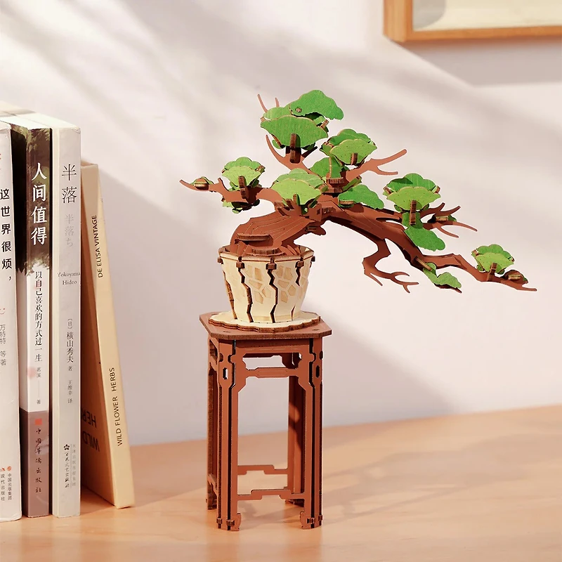 Rolife Classical Puzzle Series TG510 Evergreen Pine Bonsai