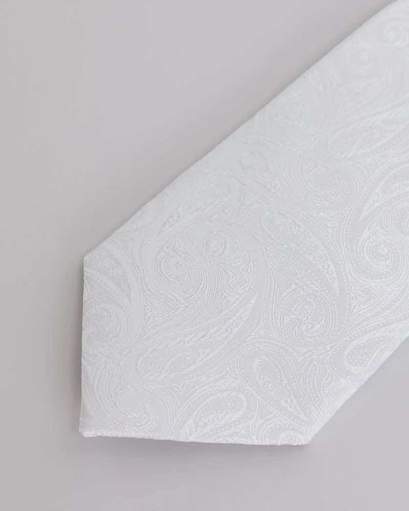 Paisley Black on Regular Tie