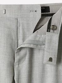 Essential Slim  Fit Light Grey Suit Pant