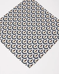 Handkerchief with Geometric Pattern
