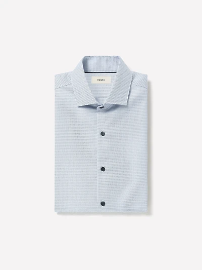 Chemise Habillée Texturée à Coupe Étroite
