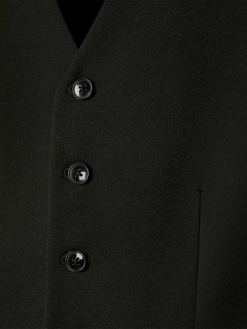 Black Suit Vest