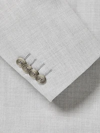 Veston de Complet Essentiel Coupe Étroite Gris Clair