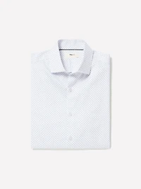 Tailored-Fit Dress Shirt with Floral Pattern