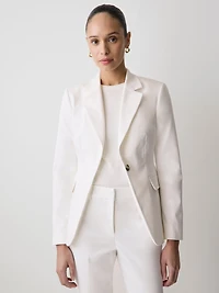 Limitless One-Button Fitted Blazer