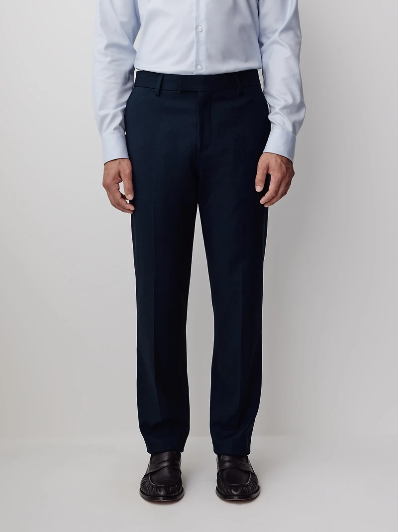Pantalon de Complet Essentiel Coupe Ajustée Marine