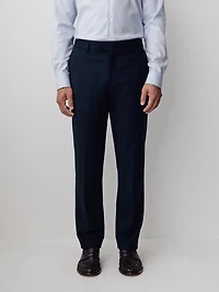 Pantalon de Complet Essentiel Coupe Ajustée Marine