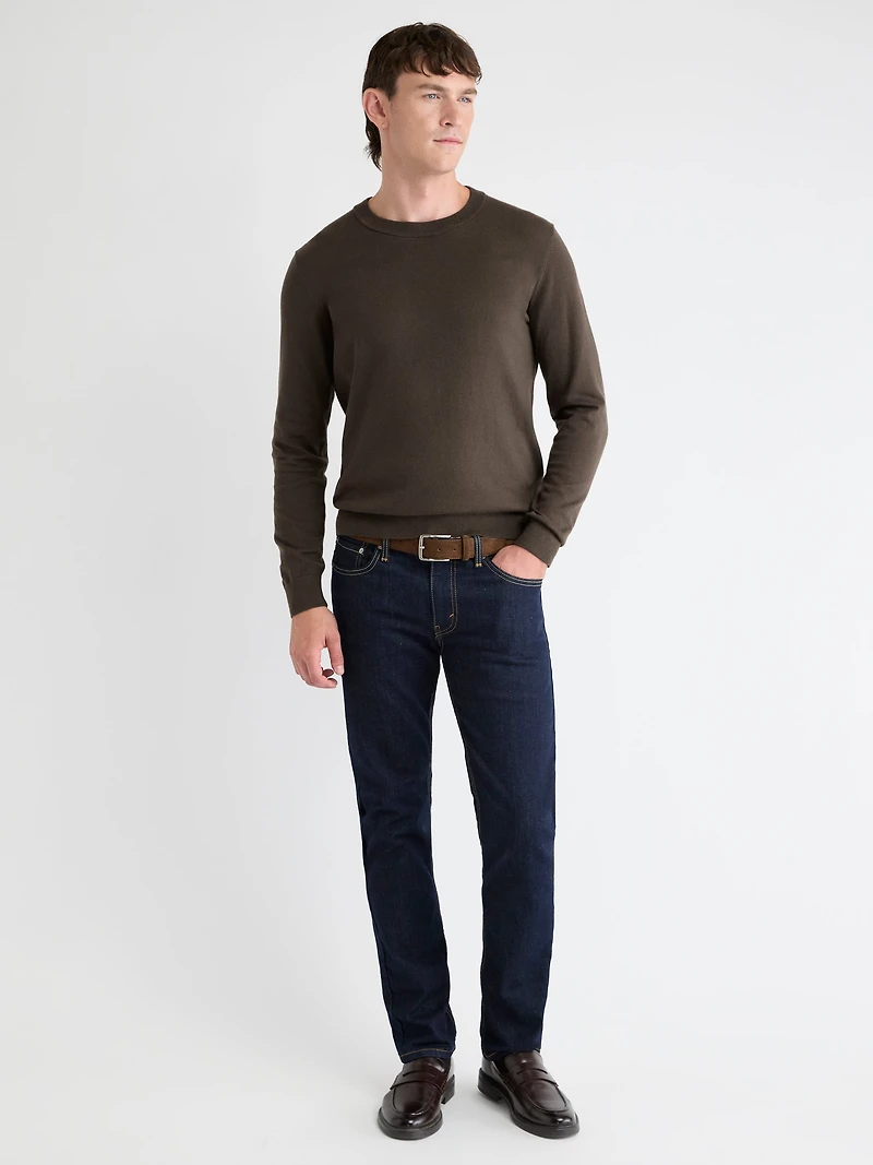Long-Sleeve Crew-Neck Sweater