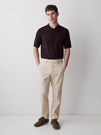 Pantalon de Ville Chino à Coupe Étroite