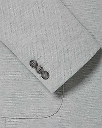 Slim Fit Knit Blazer