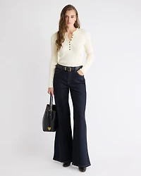 Long-Sleeve Ribbed Sweater