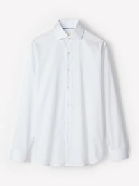 Slim-Fit Dress Shirt with Micro Dots