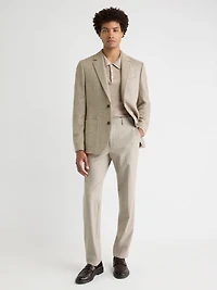 Slim-Fit Herringbone Blazer