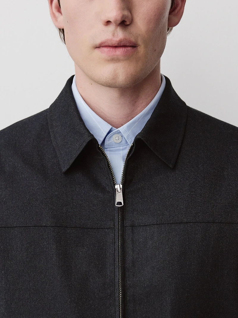 Brushed-Knit Milkman Jacket