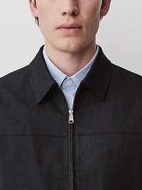 Brushed-Knit Milkman Jacket