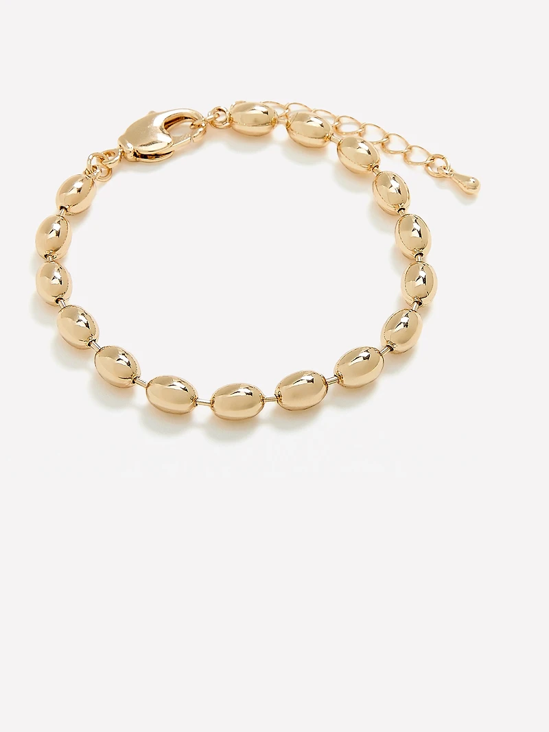 Golden Beaded Bracelet