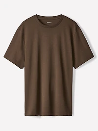 Solid Short-Sleeve Crew-Neck Tee