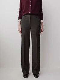 Mid-Rise Wide-Leg Heavy Twill Pant
