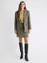 Pull Laine Mérinos à Manches Longues et Col V