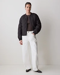 Short-Sleeve Crew-Neck Ribbed Tee