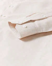 Tailored-Fit Linen Dress Shirt