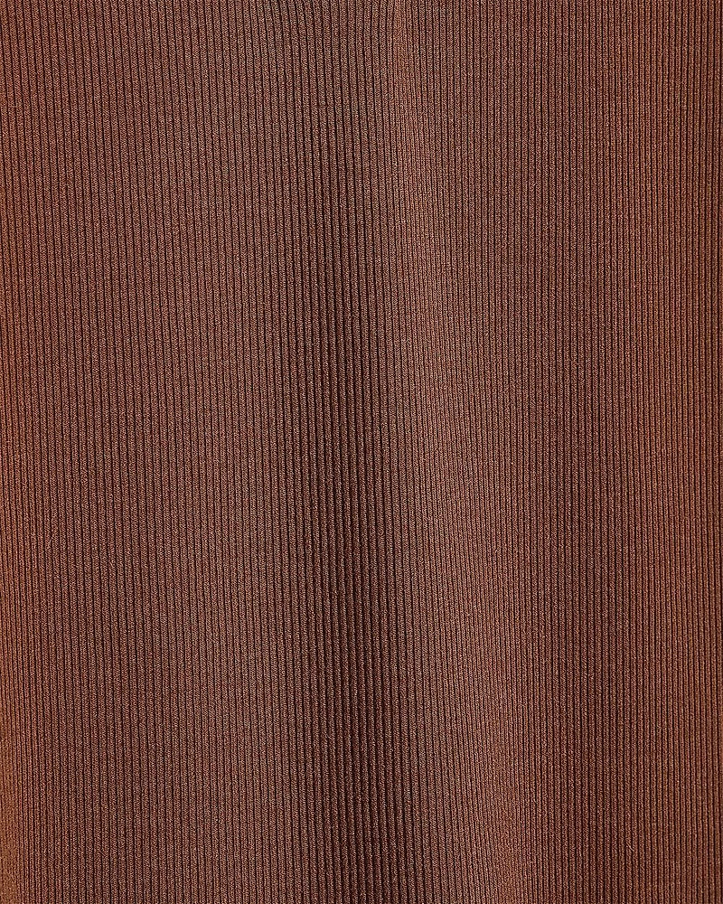 Haut Côtelé à Col Henley et Manches Courtes