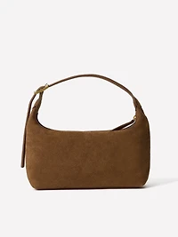 Small Eco-Suede Hobo Bag