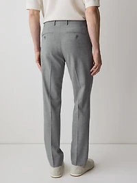 Grey Slim-Fit Wool Suit Pant