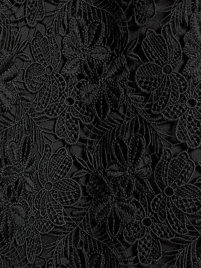 3D Lace Sleeveless Mini Dress