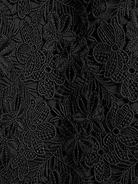 3D Lace Sleeveless Mini Dress