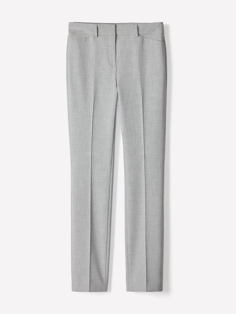 Mid-Rise Long Slim-Leg Signature Pant