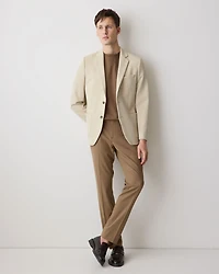Slim Fit Knit Blazer